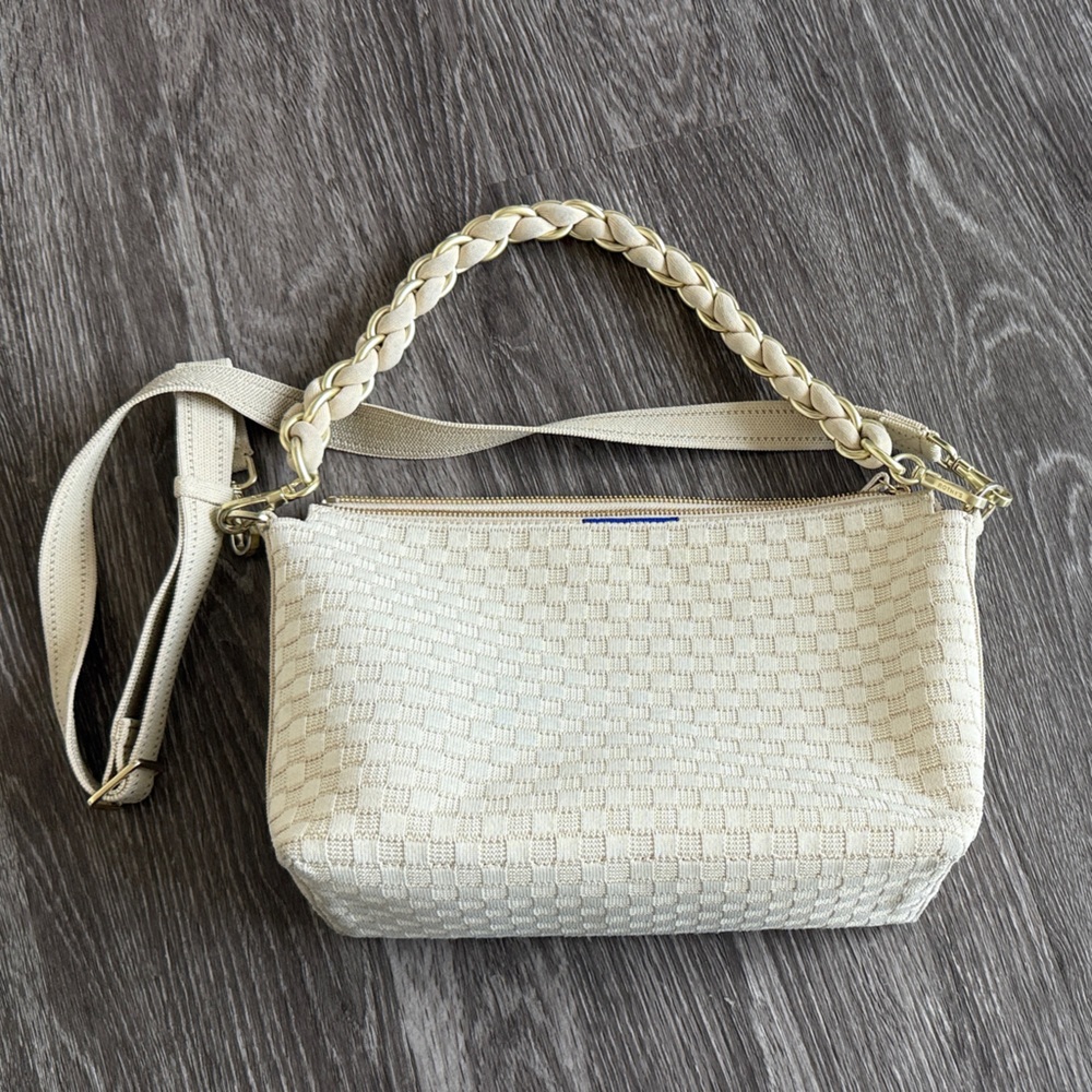 Rothy's White Sand Cross Body Bag